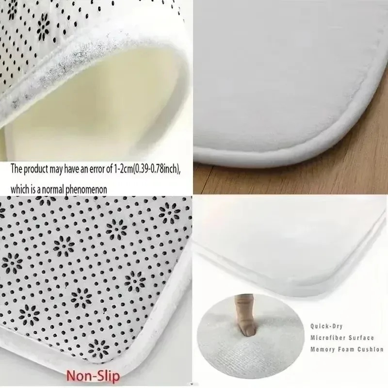 Tappetino da Bagno Antiscivolo - Puzzle Blank White recensione e prezzo