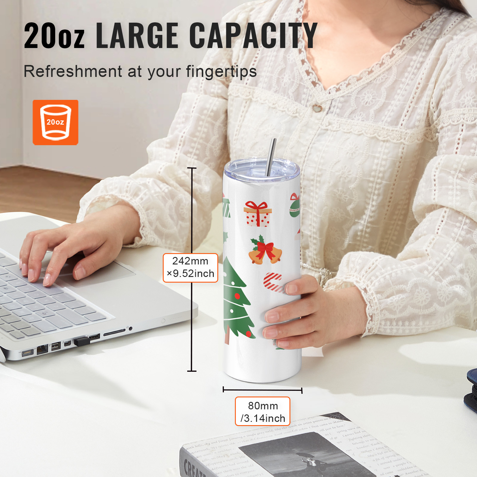 SucceBuy 8/12/14/16/24/50PC Bi - Sublimation Mug White recensione e prezzo